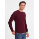 Men's burgundy jumper Finn V8 OM-SWSW-0103