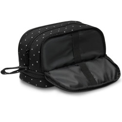 Melns penālis ar baltiem punktiņiem