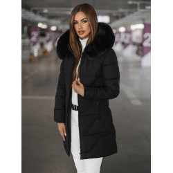 Sieviešu melns mētelis Stel Sieviešu melns mētelis Stel