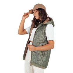 Sieviešu zaļa jaka ar kapuci Kolin Sieviešu zaļa jaka ar kapuci Kolin