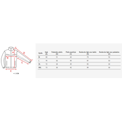 Vīriešu tumši zila jaka ar sarkanu detaļu Lucas