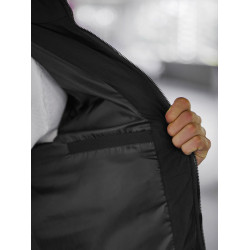 Vīriešu melna ziemas jaka Edi