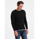 Czarny sweter męski Finn V8 OM-SWSW-0103 - Dla mężczyzn Czarny sweter męski Finn V8 OM-SWSW-0103