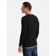 Czarny sweter męski Finn V8 OM-SWSW-0103 - Dla mężczyzn Czarny sweter męski Finn V8 OM-SWSW-0103
