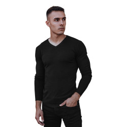 Vīriešu melns džemperis Henri