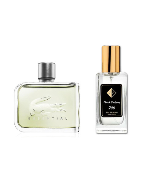 Smaržas Nr. 206, iedvesmotas no Lacoste - Essential, 104 ml EDP