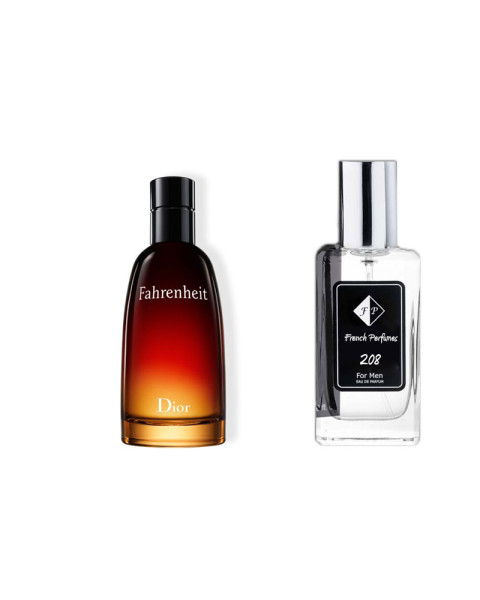 Smaržas Nr. 208, iedvesmotas no Dior - Fahrenheit, 104 ml EDP