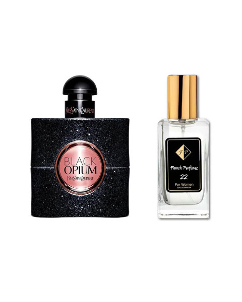 Smaržas Nr. 22, iedvesmotas no Yves Saint Laurent - Black Opium, 33 ml EDP
