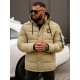 Men's brown winter jacket Lorenco JS/57M7503/62Z - Men's Jackets and Coats Men's brown winter jacket Lorenco JS/57M7503/62Z