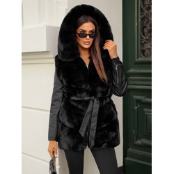 Melna ziemas jaka sievietēm Adel Melna ziemas jaka sievietēm Adel