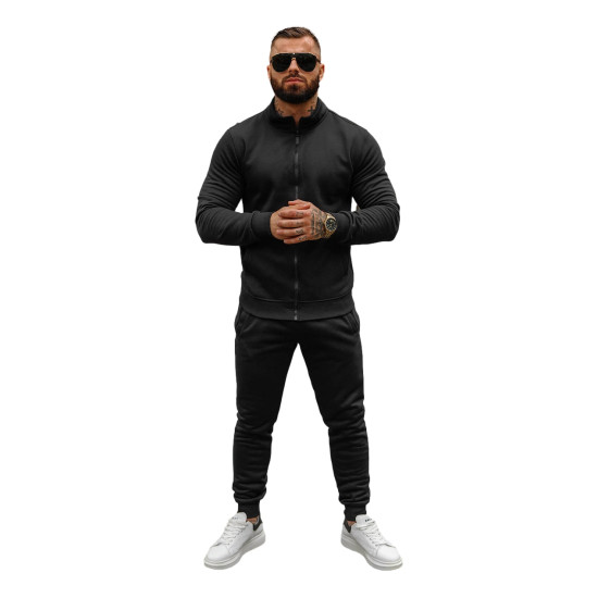 Black men's tracksuit Armin JS/68C10385/3Z - For men Black men's tracksuit Armin JS/68C10385/3Z