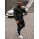 Black men's tracksuit Armin JS/68C10385/3Z - For men Black men's tracksuit Armin JS/68C10385/3Z