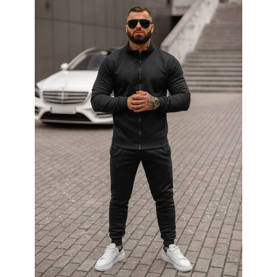 Black men's tracksuit Armin JS/68C10385/3Z - For men Black men's tracksuit Armin JS/68C10385/3Z