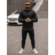 Black men's tracksuit Armin JS/68C10385/3Z - For men Black men's tracksuit Armin JS/68C10385/3Z