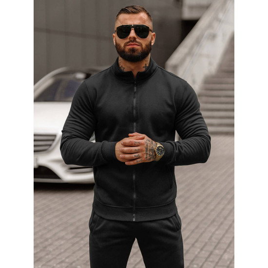 Black men's tracksuit Armin JS/68C10385/3Z - For men Black men's tracksuit Armin JS/68C10385/3Z