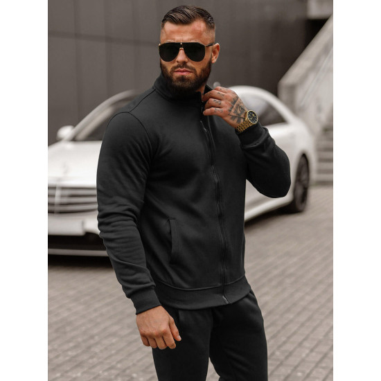Black men's tracksuit Armin JS/68C10385/3Z - For men Black men's tracksuit Armin JS/68C10385/3Z