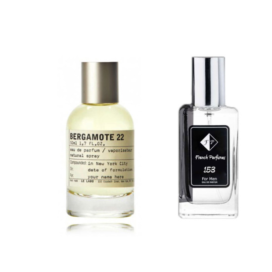 No153 smaržas, ko iedvesmojis Le Labo - Bergamote 22 60ml EDP (UNISEX) FP153-60 - Franču smaržas No153 smaržas, ko iedvesmojis Le Labo - Bergamote 22 60ml EDP (UNISEX) FP153-60 French Perfumes