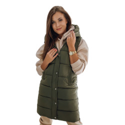 Noelin haki krāsas jaka ar kapuci Noelin haki krāsas jaka ar kapuci