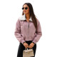 Pink jacket with white fur Edit O/81326 - For women Pink jacket with white fur Edit O/81326