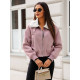 Pink jacket with white fur Edit O/81326 - For women Pink jacket with white fur Edit O/81326