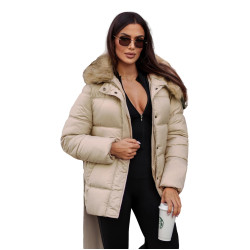 Sieviešu brūna ziemas jaka Star Sieviešu brūna ziemas jaka Star