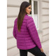 Dark pink quilted jacket Sofia JS/11Z8170 - For women Dark pink quilted jacket Sofia JS/11Z8170
