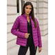 Dark pink quilted jacket Sofia JS/11Z8170 - For women Dark pink quilted jacket Sofia JS/11Z8170