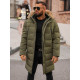 Men's khaki winter jacket Fred JS/25M9803/136 - Action Men's khaki winter jacket Fred JS/25M9803/136