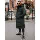 Men's dark green winter jacket Bruno JS/19M1290/136 - Men's Jackets and Coats Men's dark green winter jacket Bruno JS/19M1290/136