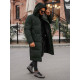 Men's dark green winter jacket Bruno JS/19M1290/136 - Men's Jackets and Coats Men's dark green winter jacket Bruno JS/19M1290/136