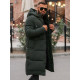 Men's dark green winter jacket Bruno JS/19M1290/136 - Men's Jackets and Coats Men's dark green winter jacket Bruno JS/19M1290/136