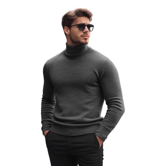 Vīriešu džemperis ar augstu apkakli Suren O/GM303Z