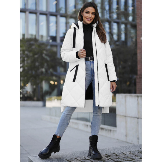 Balta gara ziemas jaka Steper JS/5M3168/281Z - Rīcība Balta gara ziemas jaka Steper JS/5M3168/281Z