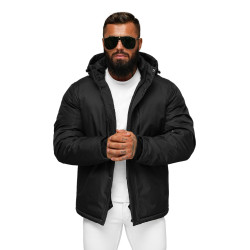 Juoda vyriška žieminė striukė Gamol Juoda vyriška žieminė striukė Gamol