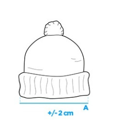 Melna uniseksa cepure Reni Melna uniseksa cepure Reni