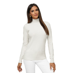 Sieviešu džemperis ar augstu apkakli Milena