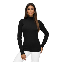 Sieviešu džemperis ar augstu apkakli Milena