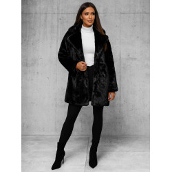 Sieviešu melns mētelis Klara Sieviešu melns mētelis Klara