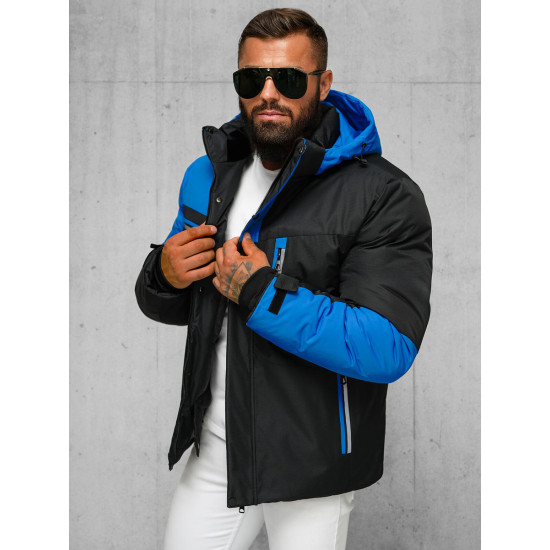 Vīriešu zila jaka Sater JS/91M9903/184Z - Vīriešu jakas un mēteļi Vīriešu zila jaka Sater JS/91M9903/184Z