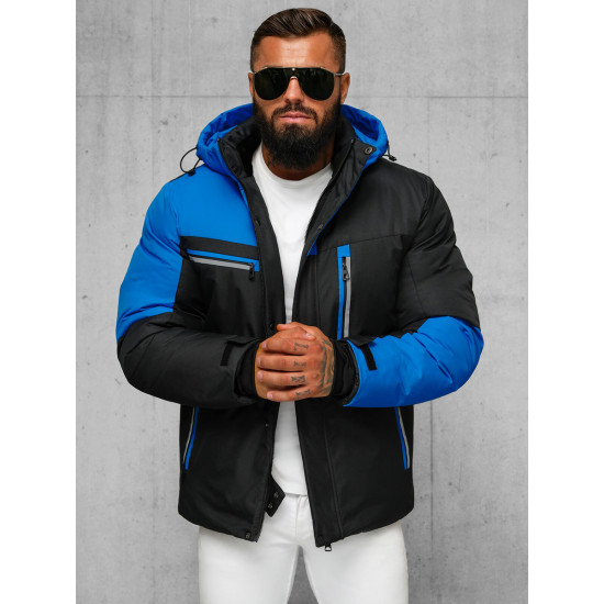 Vīriešu zila jaka Sater JS/91M9903/184Z - Vīriešu jakas un mēteļi Vīriešu zila jaka Sater JS/91M9903/184Z