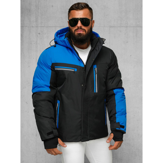 Vīriešu zila jaka Sater JS/91M9903/184Z - Vīriešu jakas un mēteļi Vīriešu zila jaka Sater JS/91M9903/184Z
