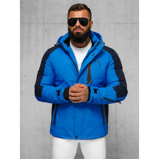 Zila vīriešu ziemas jaka Zerol JS/91M9905/184 - Rīcība Zila vīriešu ziemas jaka Zerol JS/91M9905/184