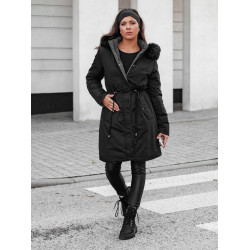 Adnel melna sieviešu divpusējā jaka Adnel melna sieviešu divpusējā jaka