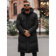 Vīriešu melna ziemas jaka Bruno JS/19M1290/392 - Vīriešu jakas un mēteļi Vīriešu melna ziemas jaka Bruno JS/19M1290/392