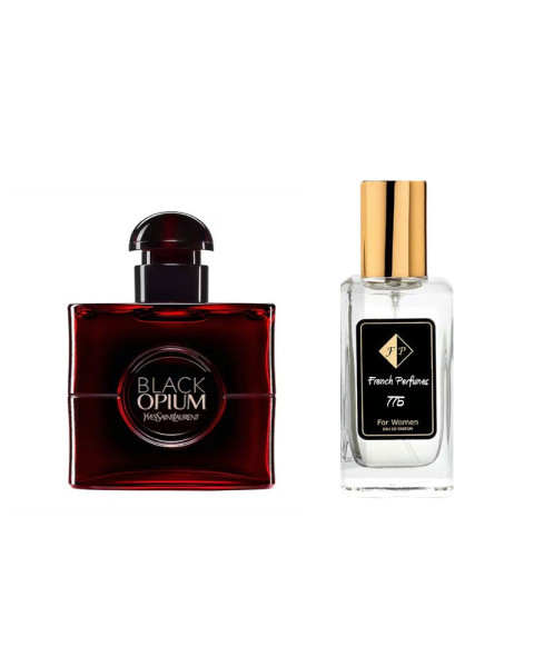 Smaržas Nr. 775, iedvesmotas no YSL - Black Opium Over Red, 30 ml EDP
