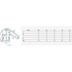 Balta sieviešu stepēta jaka Merina Balta sieviešu stepēta jaka Merina