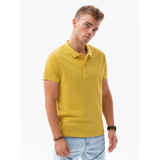 Dzeltens vīriešu polo krekliņš Cristan V22 S1374 - T-krekls Dzeltens vīriešu polo krekliņš Cristan V22 S1374