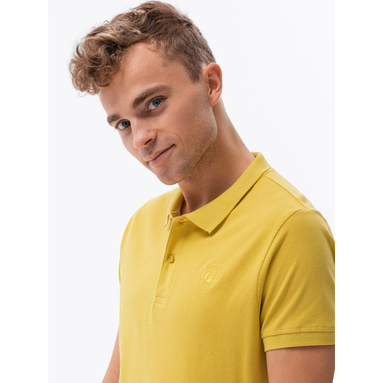 Dzeltens vīriešu polo krekliņš Cristan V22 S1374 - T-krekls Dzeltens vīriešu polo krekliņš Cristan V22 S1374