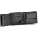 Black leather wallet Danil ZG-N992-F12 - Accessories for men Black leather wallet Danil ZG-N992-F12