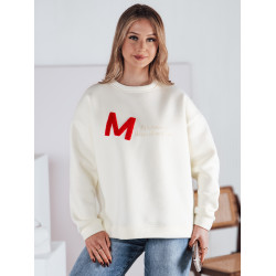 Sieviešu balts džemperis Aven Sieviešu balts džemperis Aven